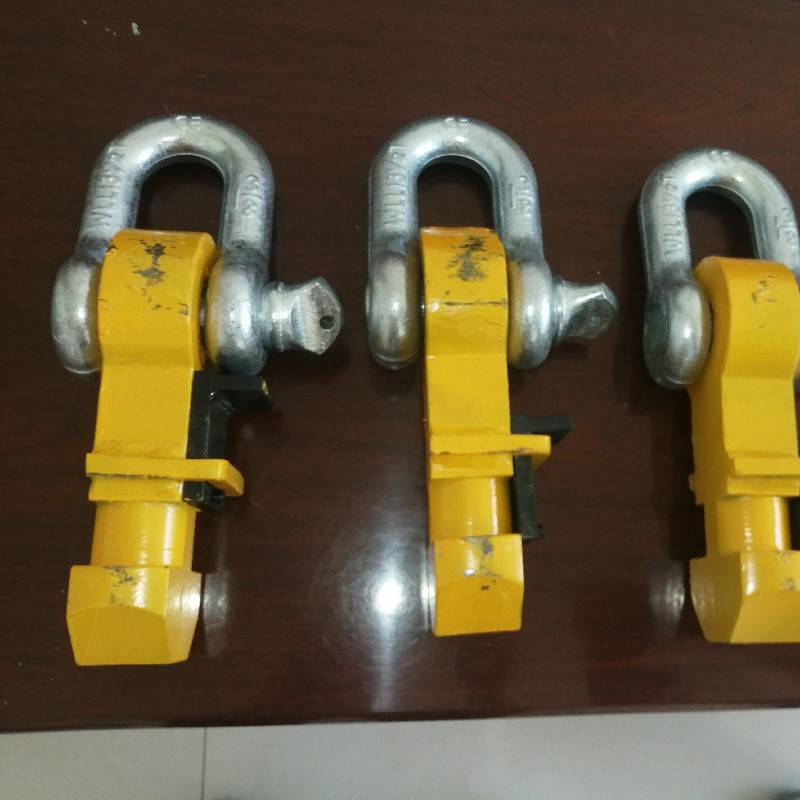 集装箱用双箱可移动吊钩主从式侧拉集装箱吊钩