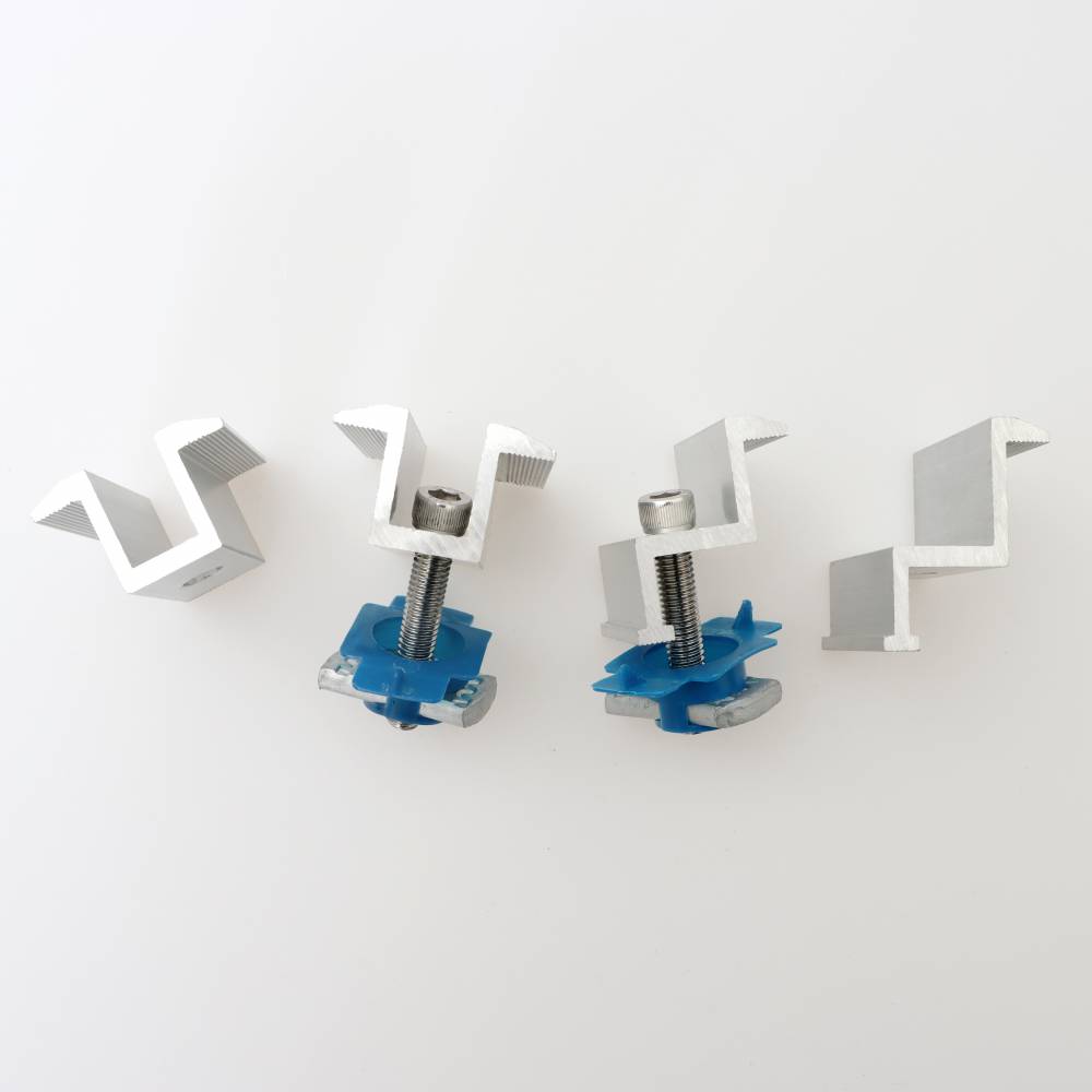 厂家批发光伏发电配件光伏系统 电池板加厚光伏中压边压块