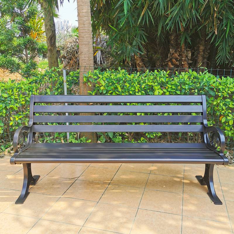 花园阳台户外公园椅长椅长凳碳纤维室外长椅庭院花园玻璃钢公园椅