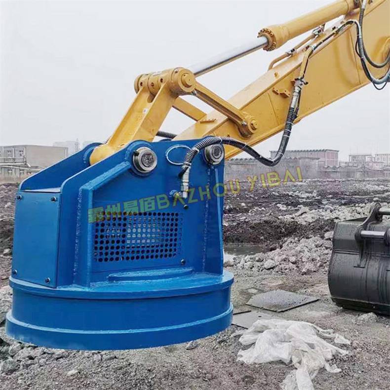 液压电吸盘360度旋转强磁起重电磁盘废钢转移液压吸盘规格多种易佰