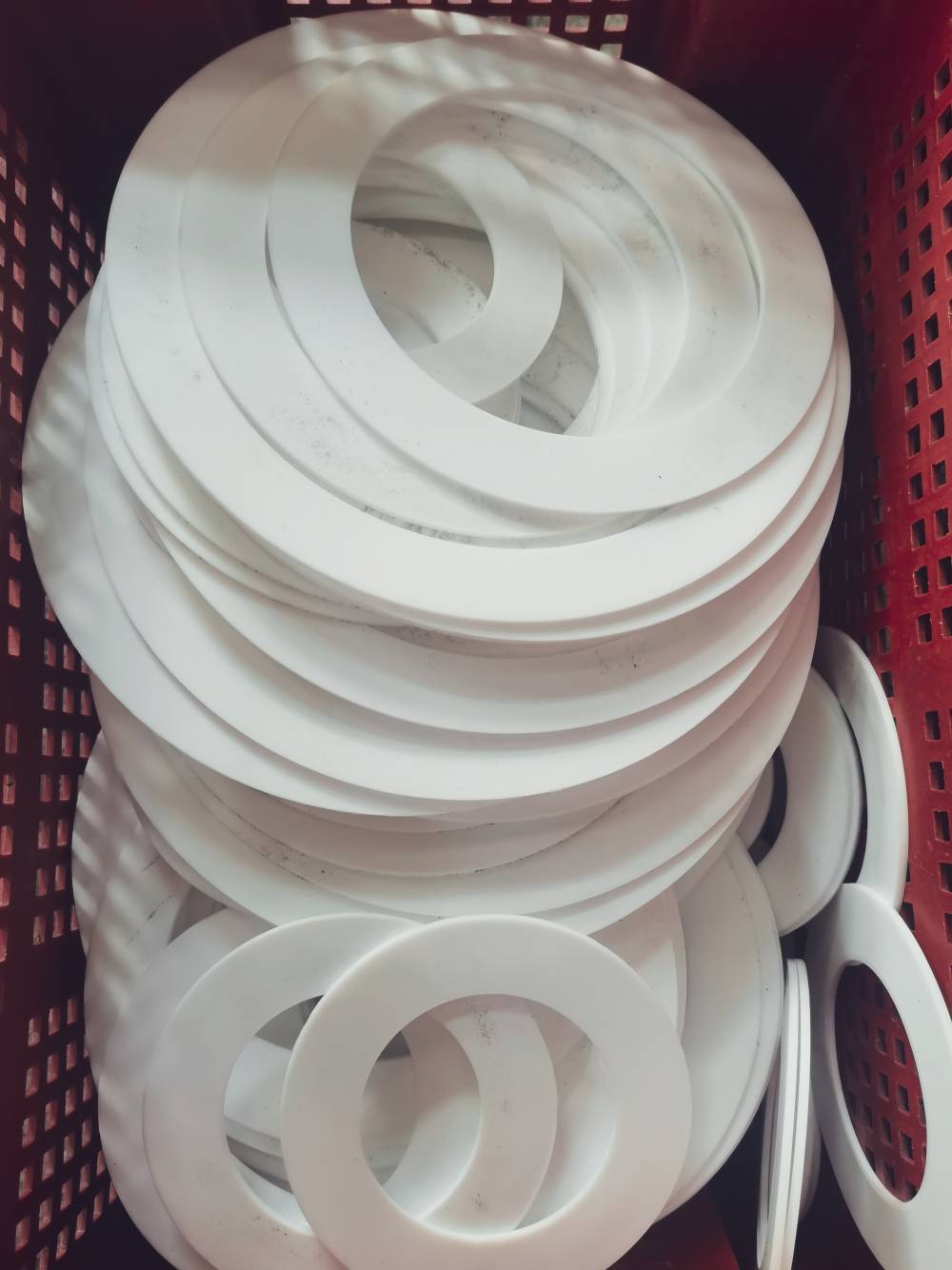 四氟垫片聚四氟乙烯法兰垫片铁氟龙f4塑料王ptfe垫圈四氟挡圈定制