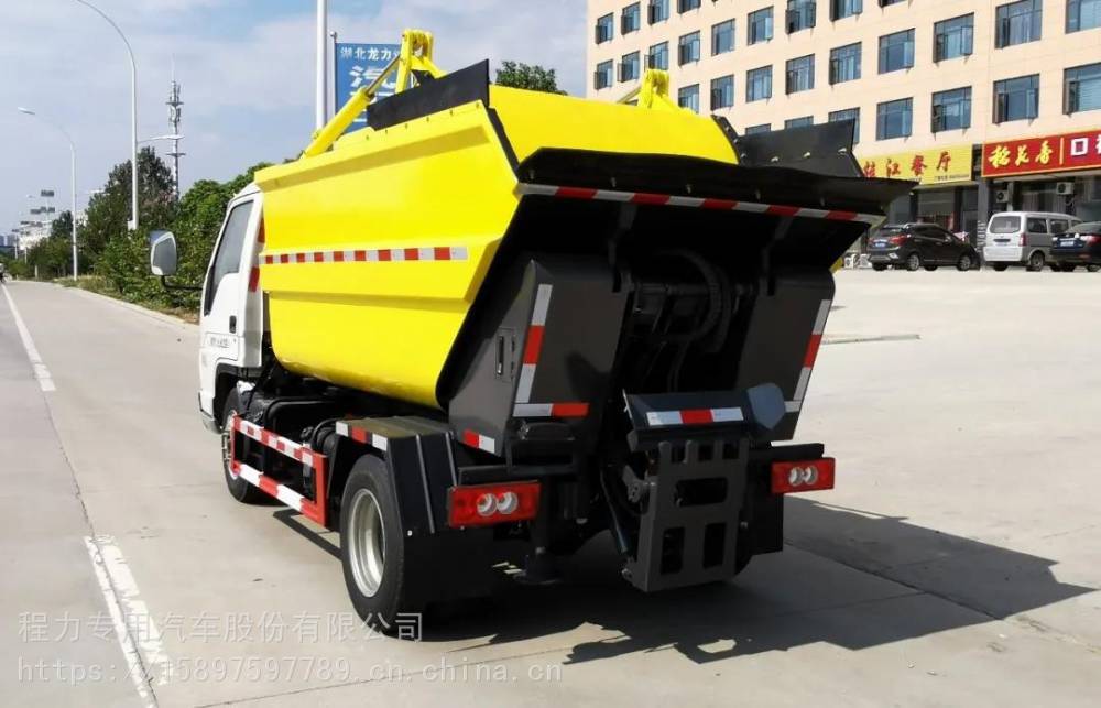 东风凯普特无泄漏挂桶垃圾车无泄漏挂桶垃圾车多少钱
