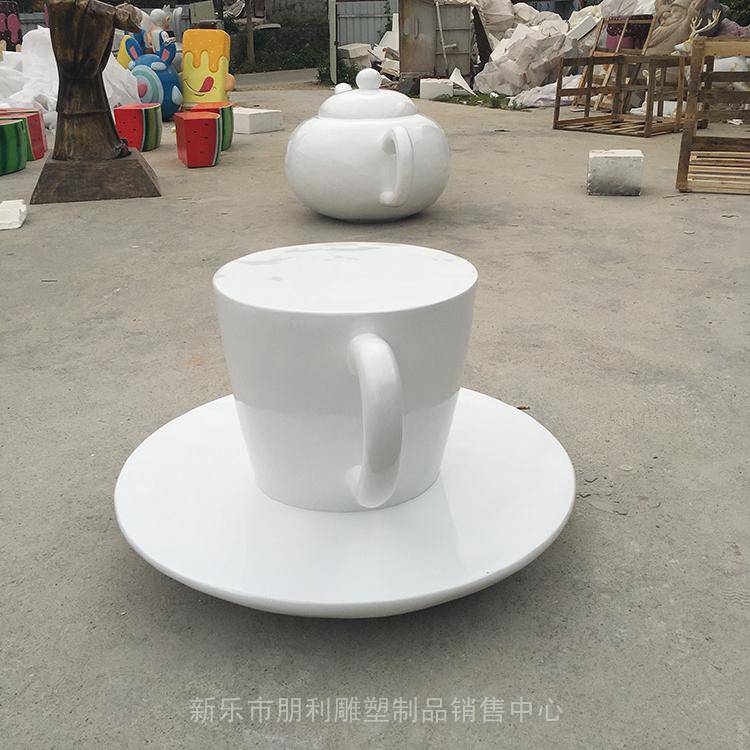 景观户外茶碗雕塑点击 锻钢雕塑 城市广场茶碗雕塑提供