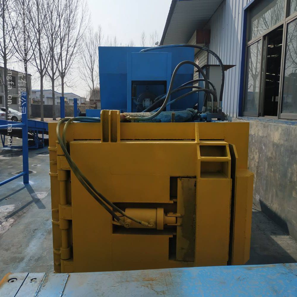 恒发 液压废纸打包机 矿泉水瓶立式打包机厂家 全自动卧式废纸压块机