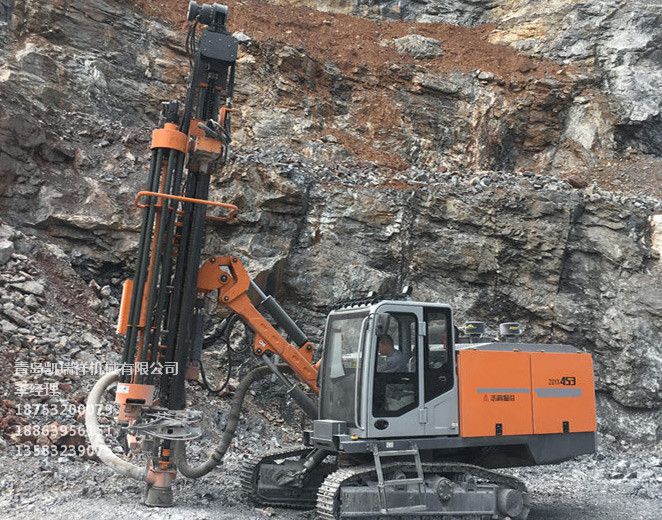志高453一体式潜孔钻机自动换杆带驾驶室的潜孔钻车