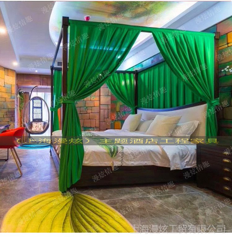 主题婚床宾馆情趣床情侣震动床双人水床架子床沙曼床情趣家具定制