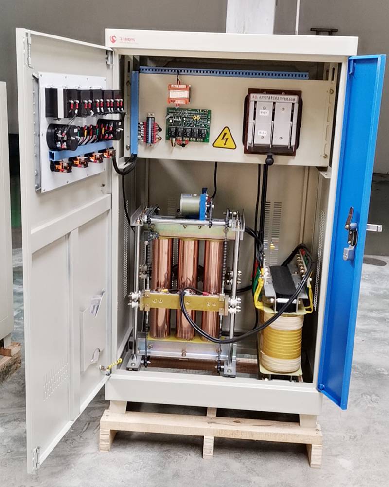 长线路末端380v三相电压低用三相补偿式升压稳压器