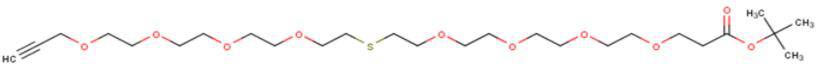 2055041-18-2，Propargyl-PEG4-S-PEG4-t-butyl ester