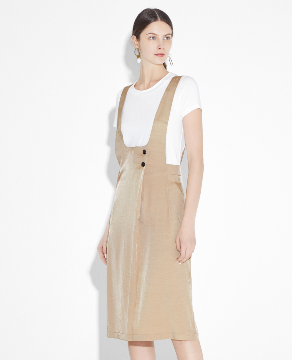 杭州少淑品牌撤柜折扣女装朗斯莉2022夏系列货连衣裙上衣实体直播库存