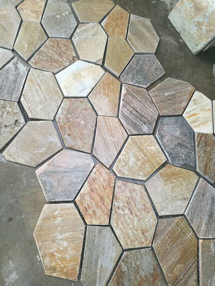 太行山红色片石黄色片石粉红色片石板岩片石片石台阶石