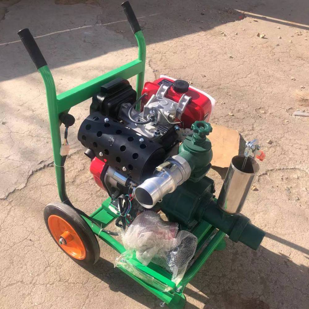 移动式柴油自吸泵拖车款电启动抽水机汽油机抽水机