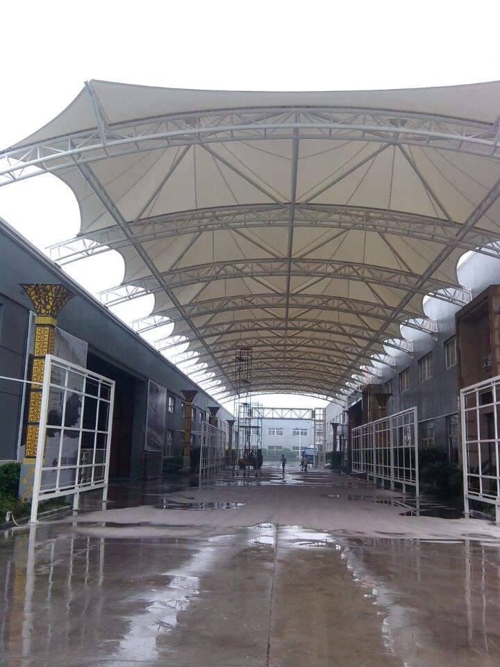 大型体育场膜结构看台遮阳棚默涛膜结构体育馆看台寿命长