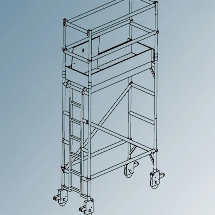 异形铝合金脚手架出租工程施工盘扣支架运输方便