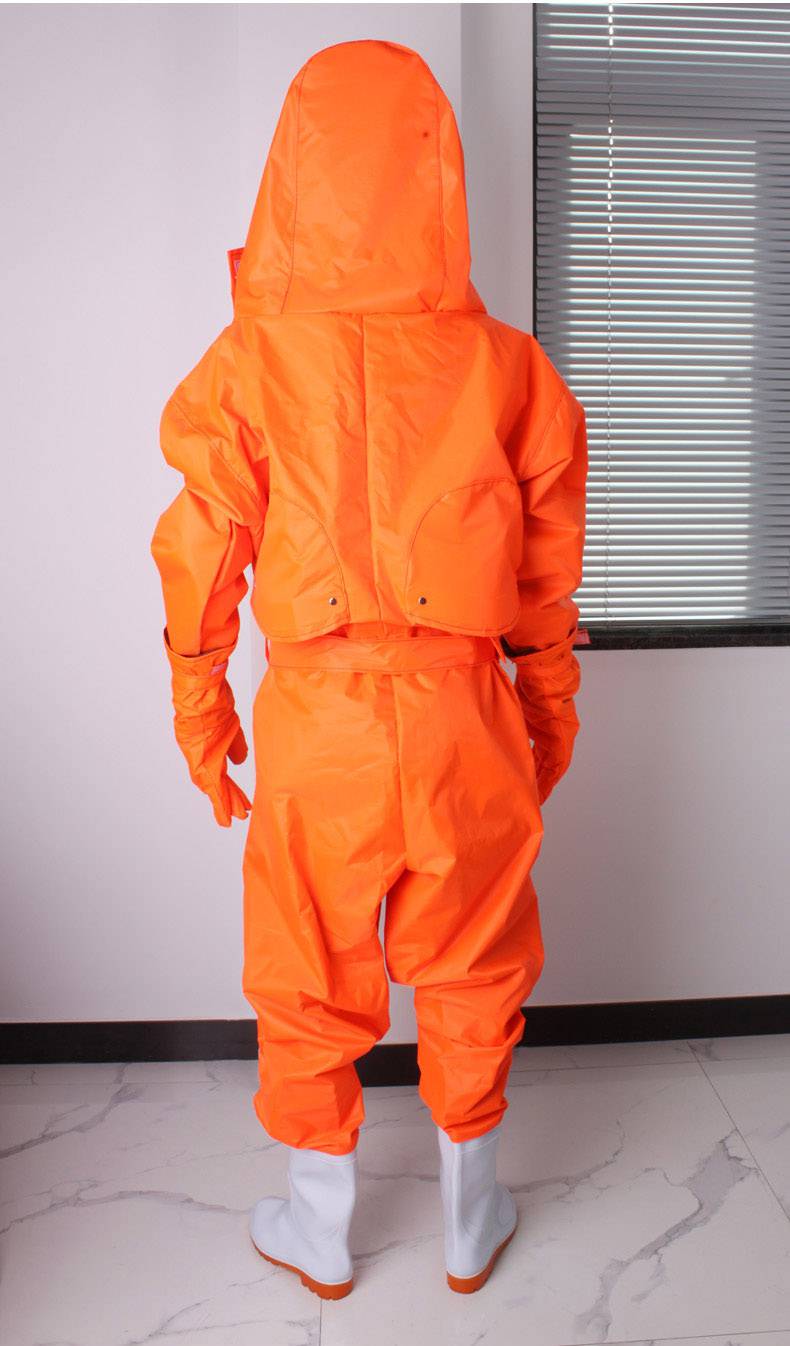 【连体消防救灾防蜂服带风扇透气散热防马蜂服应急救援防蜂蛰防护服】