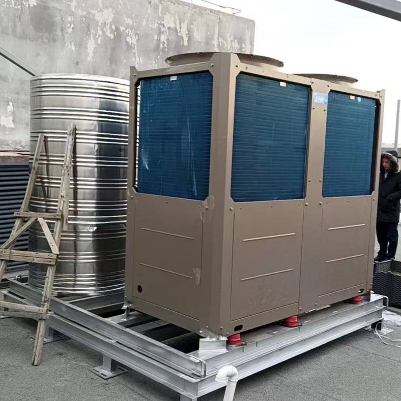 风冷热泵热水机组 空气源空气能热水工程厂家