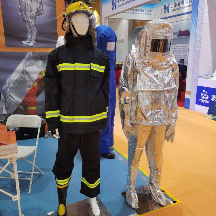 隔热阻燃扑火打火服深蓝色防火服户外灭火抢险救援消防服