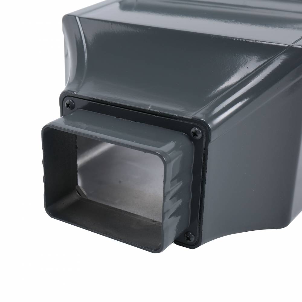 巩义成品雨水槽铝合金雨水管别墅金属滴水槽