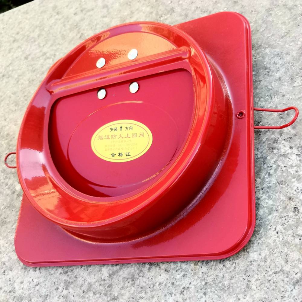 陕西厨房防火止逆阀公共烟道止回阀防止返烟不锈钢材质钢板材质