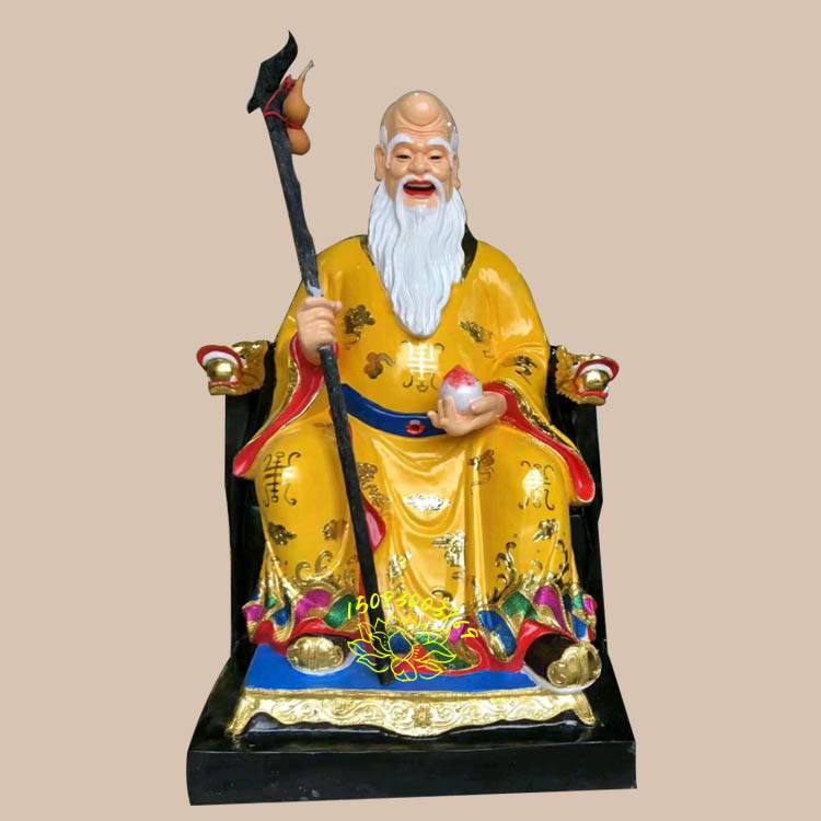南极仙翁站像老寿星15米南极老人神像厂家福禄寿佛像摆件