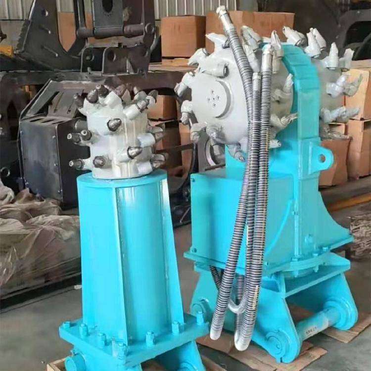 中德鼎立 挖机隧道液压铣挖机 路面沥青铣刨机 矿山开采墙壁铣挖头