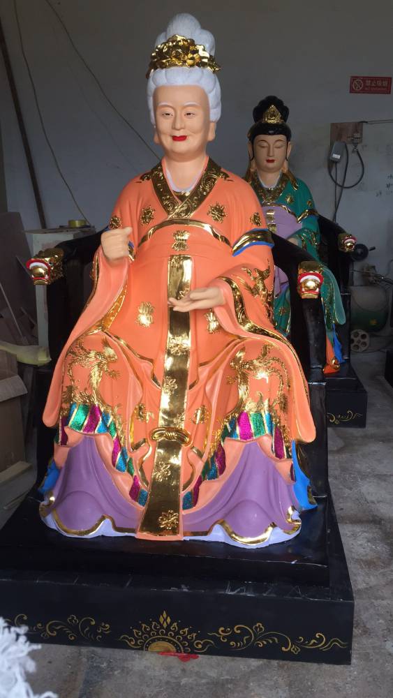 河南十二老母神像厂家电话劈山老母灵山老母碧霞元君塑像