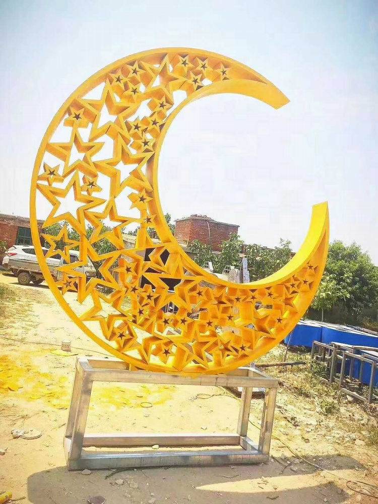 玻璃钢星月雕塑戈雅雕塑贵州园林景观雕塑图片