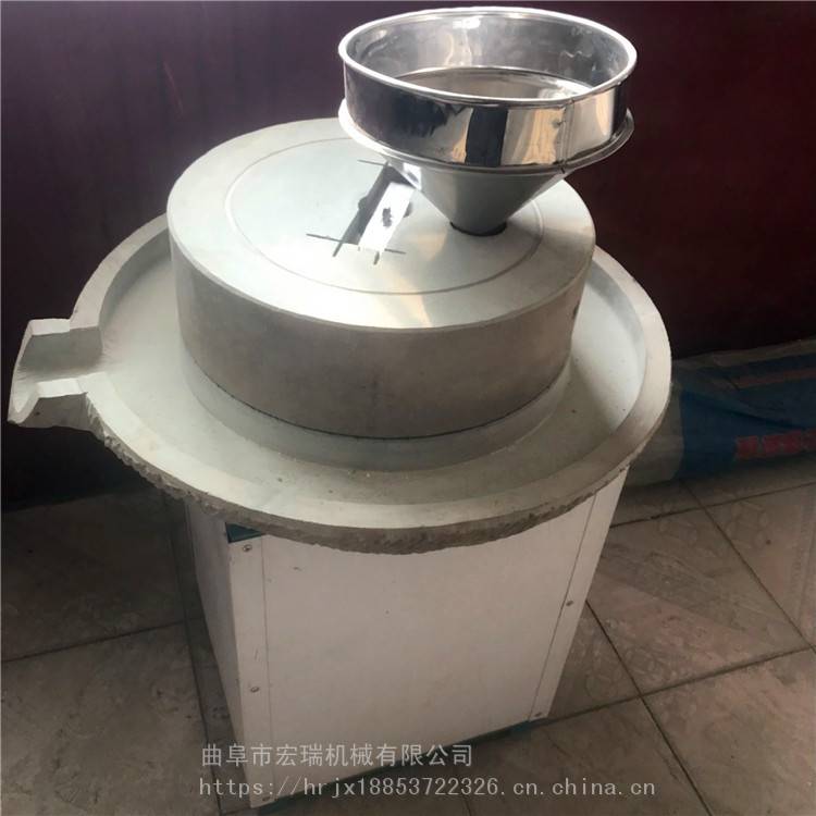 双鸭山商用石磨香油机 石磨加工 原汁原味香油电动石磨 芝麻酱石磨