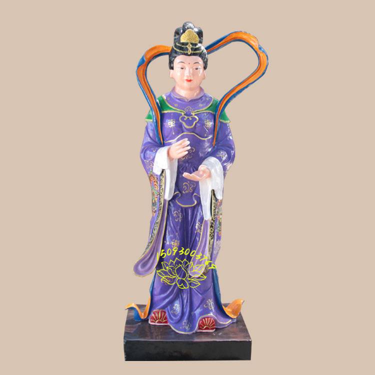 七仙女董永故事七仙女佛像生产厂家彩绘七姐妹佛像玉皇宫神像摆件