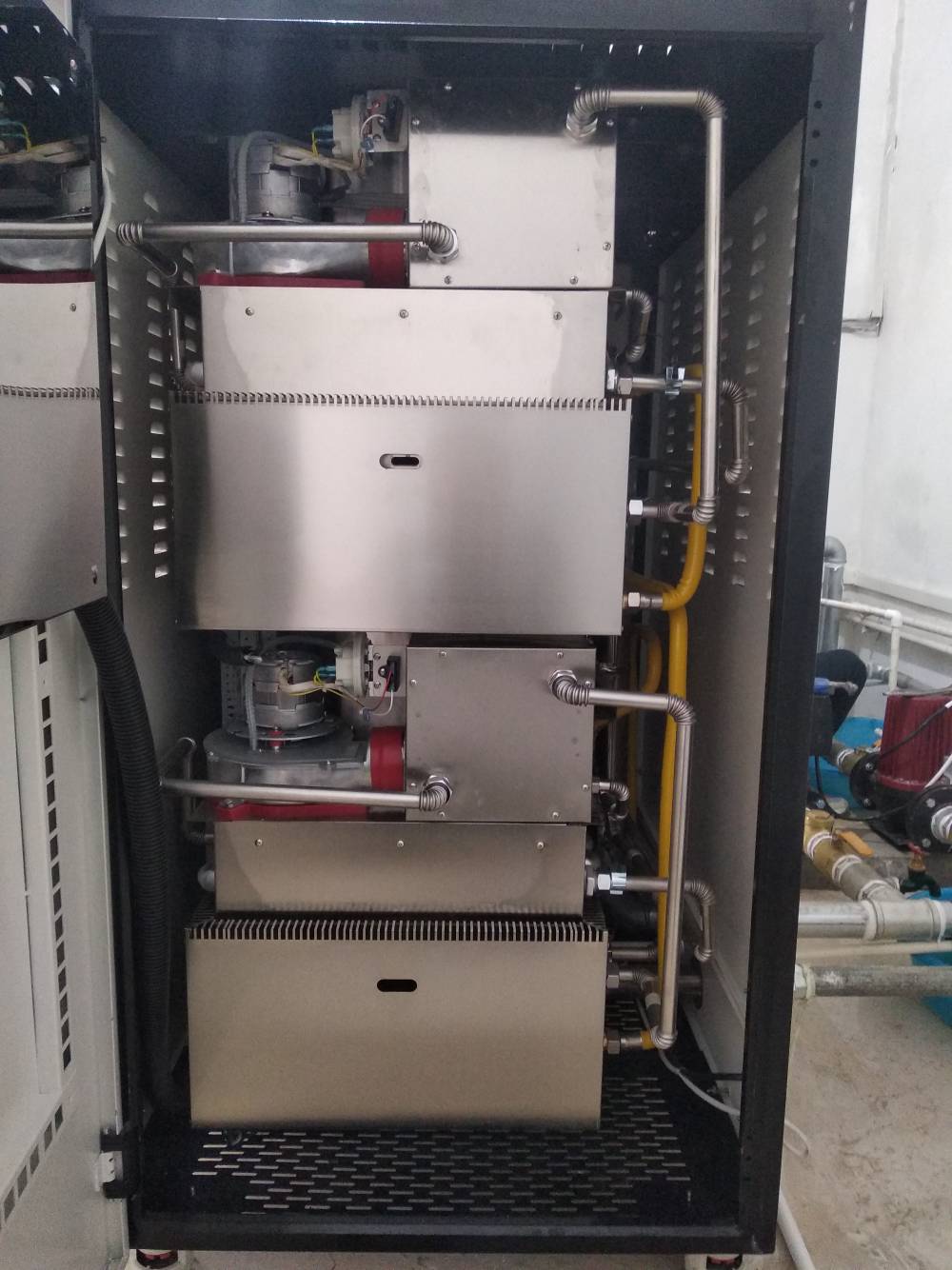 匠奥燃气冷凝低氮采暖热水模块炉100kw可采暖可热水