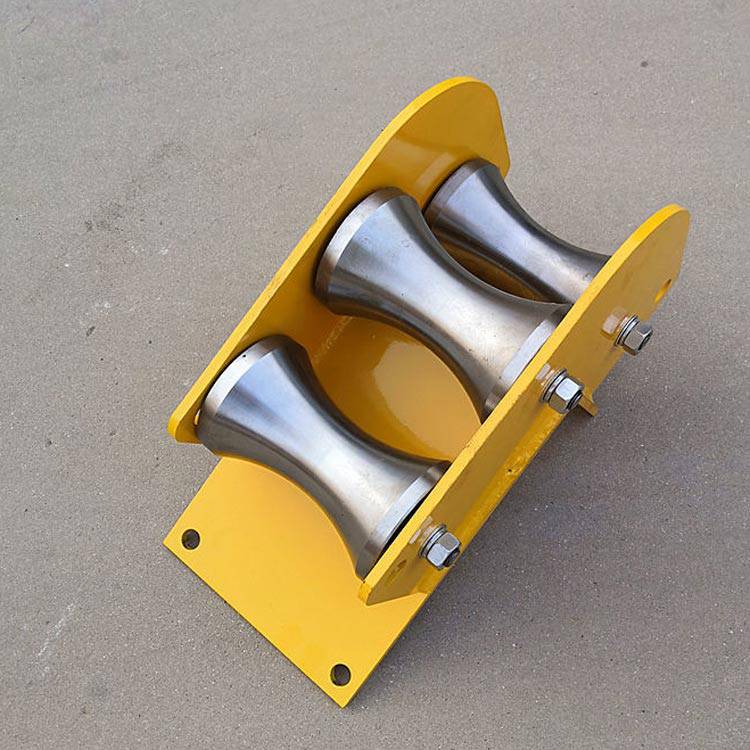 80320大尼龙轮钩式放线滑轮导线滑轮挂钩朝天电缆放线滑轮5080