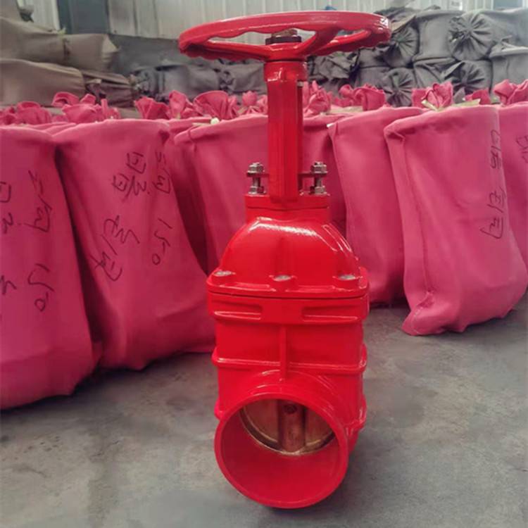 fz81t明杆铜杆铜芯闸阀消防防护闸阀鑫通达沟槽硬密封闸阀