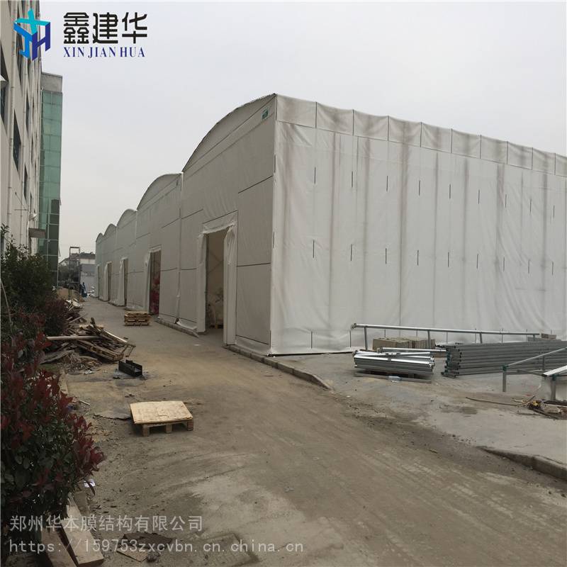 广东湛江仓库遮雨棚伸缩推拉雨棚推拉防雨棚