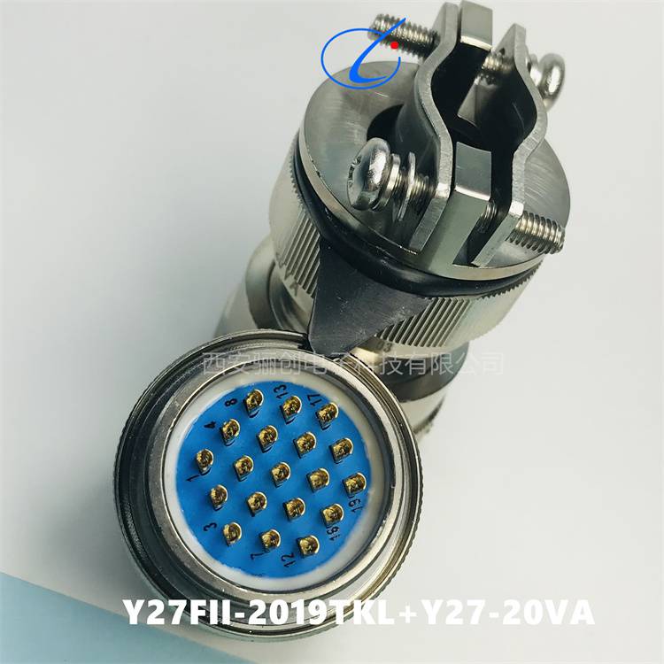 圆形连接器插头尾部Y27FII-2019TKL Y27-20VA