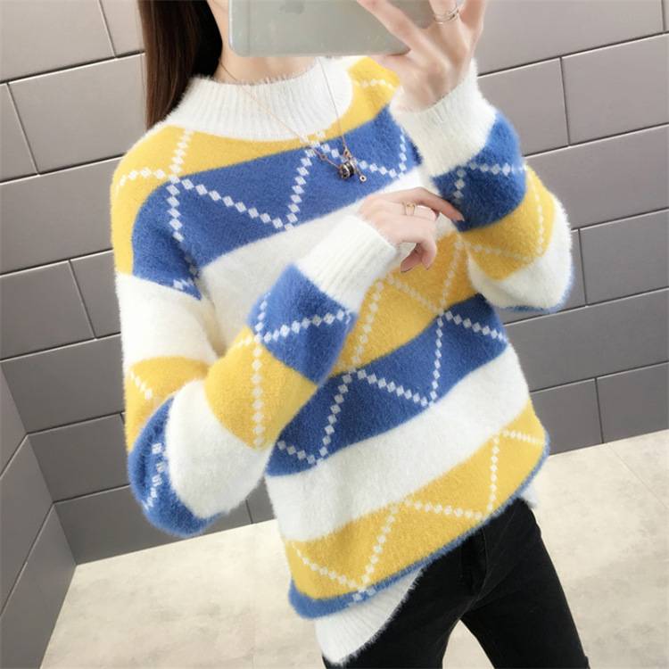 大朗便宜女式套头毛衣广州十三行服装批发街秋季新款羊毛衫