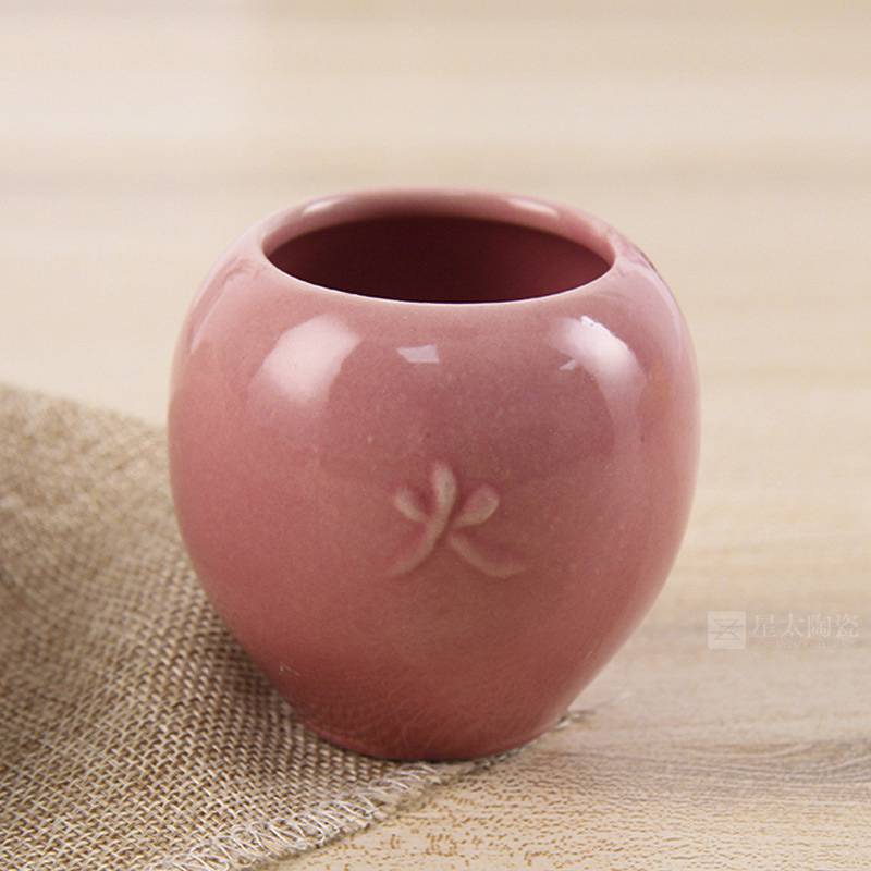 拔火罐陶瓷陶瓷拔火罐特大号青花瓷陶瓷拔火罐单个纯黑陶瓷拔火罐彩色