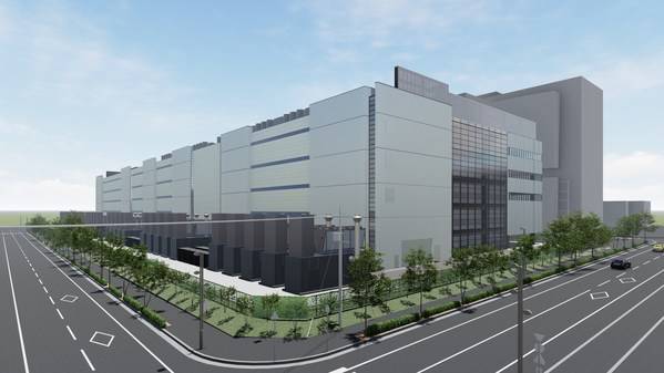 CGI of Colt DCS’ upcoming 45MW data centre in Osaka, Keihanna