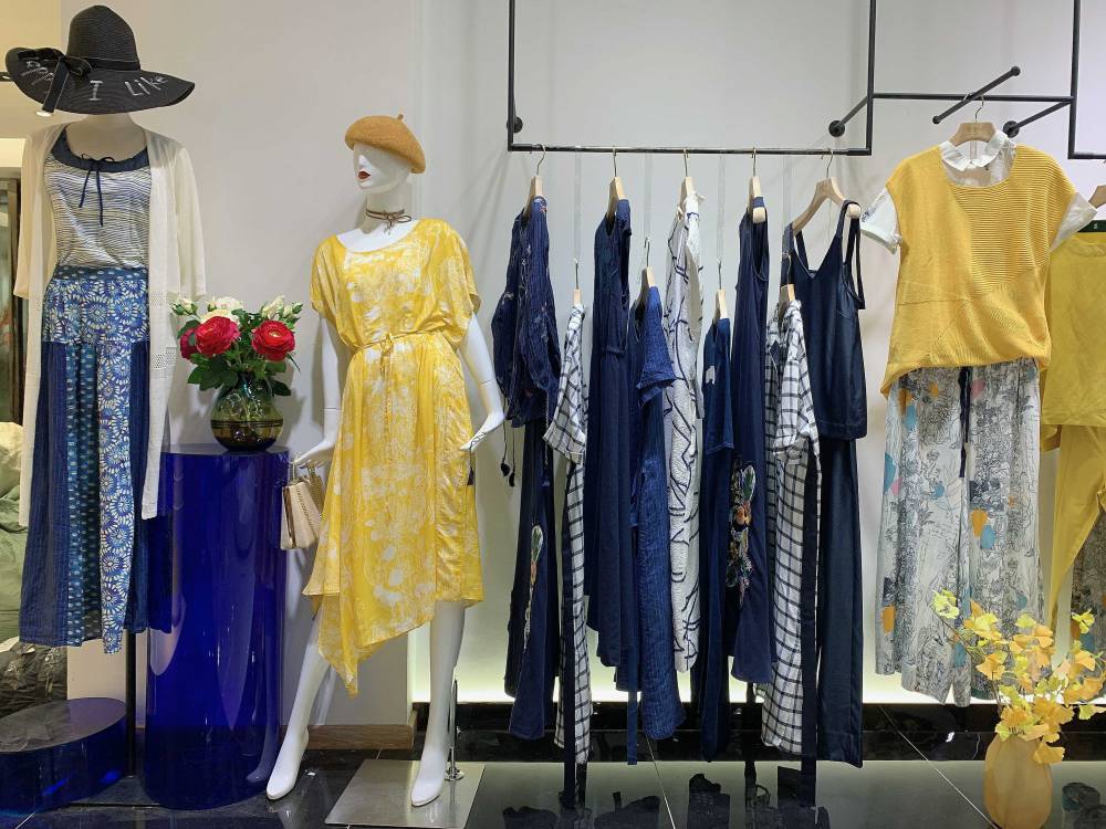 上海棉麻品牌丽迪莎lidisha夏职业女装中女装品牌服装折扣批发