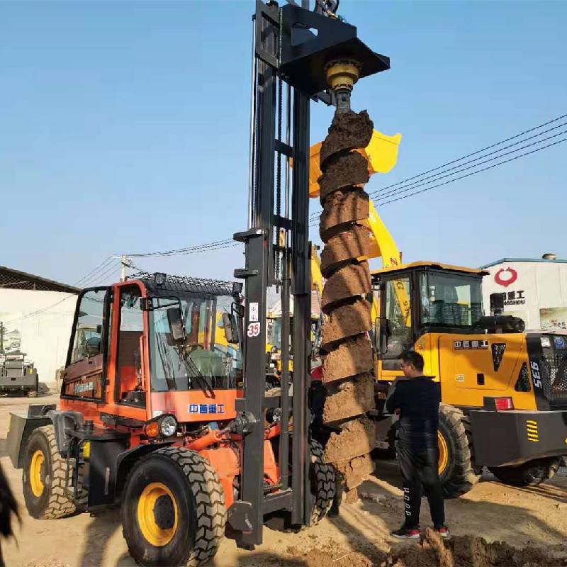 供应5吨越野叉车抓钢管专用多种叉车属具河北廊坊