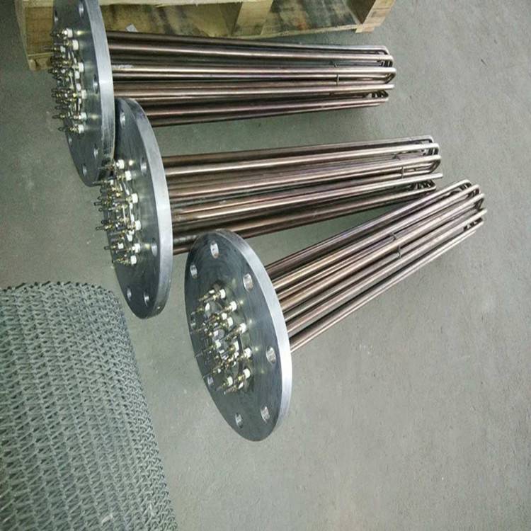 不锈钢法兰加热管水箱加热管干烧液体发热管