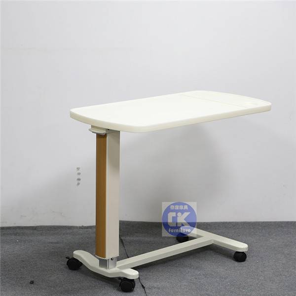 医院abs移动餐桌豪华实木可升降床边桌护理餐桌可升降病房餐桌