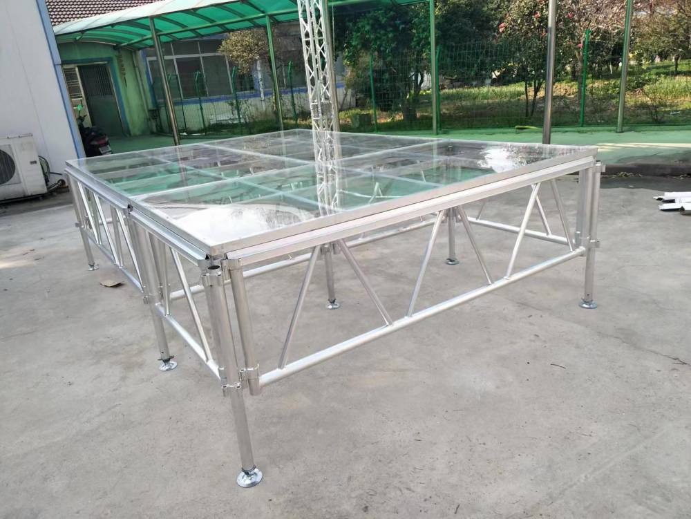 透明舞台玻璃舞台圆形舞台防滑舞台婚庆舞台