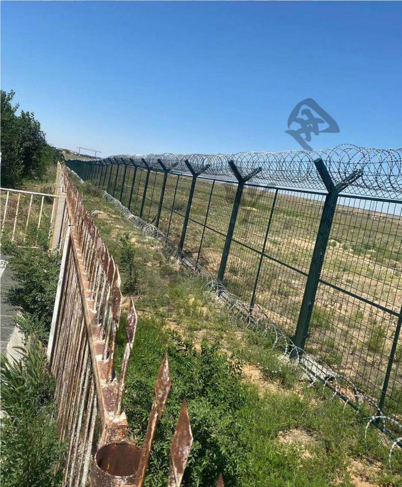 红河绿春县边境防护栏图片