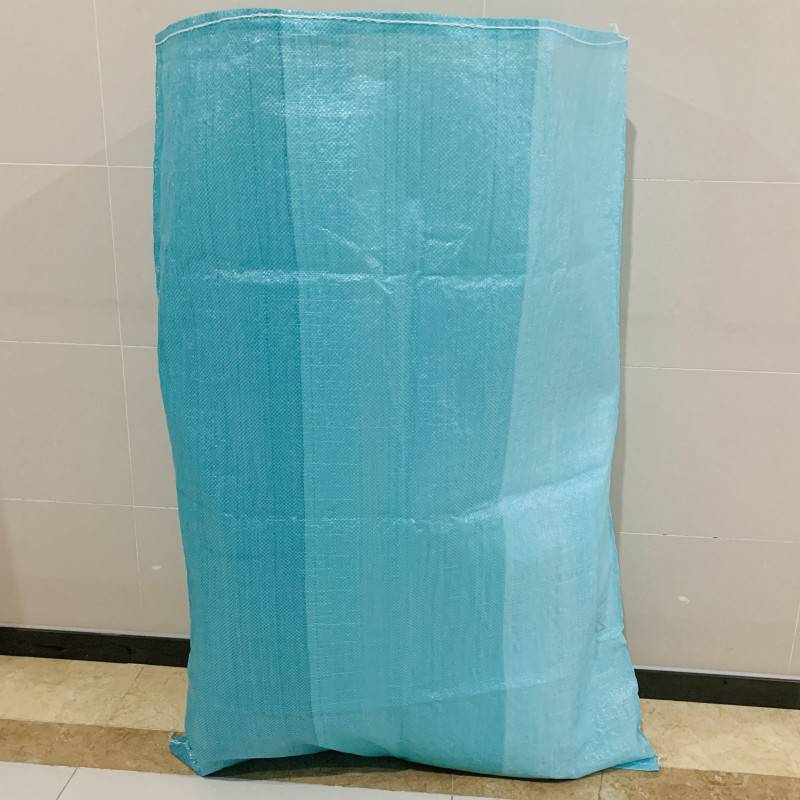 出口哥伦比亚PP彩色编织袋 蓝色渐变小袋 衣服包装50kg编织袋