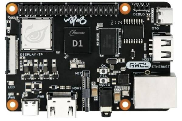 哪吒是基于全志科技D1芯片的人工智能物联网（AIoT）开发板。 哪吒还是全球***支持64位RISC-V指令集和Linux系统的量产开发板。