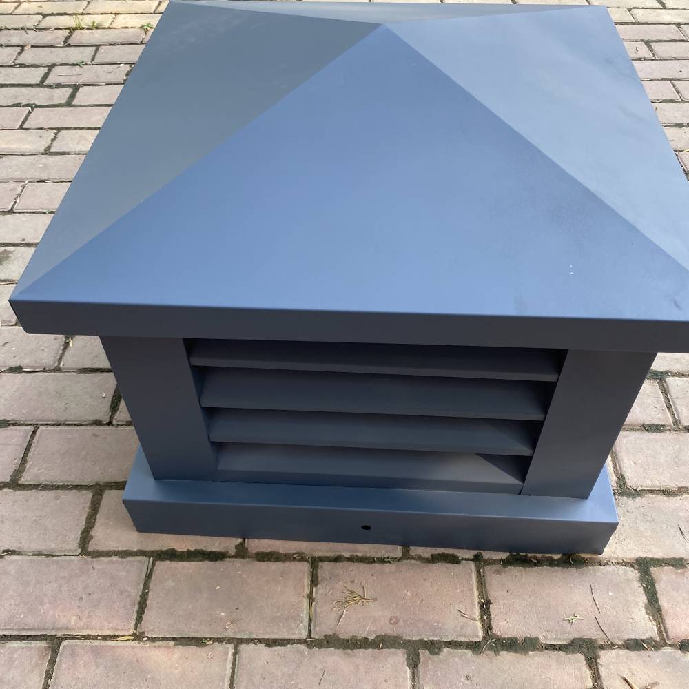 内蒙古cfd500防倒灌风帽烟道防雨装饰帽百叶风帽