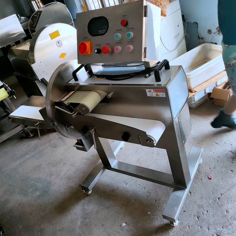 全自动牛头肉切熟肉机叉烧肉切片机卤猪脸切片机