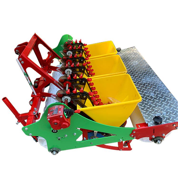 大蒜播种机农用栽大蒜机小型手推播种机四轮拖拉机带播大蒜机器