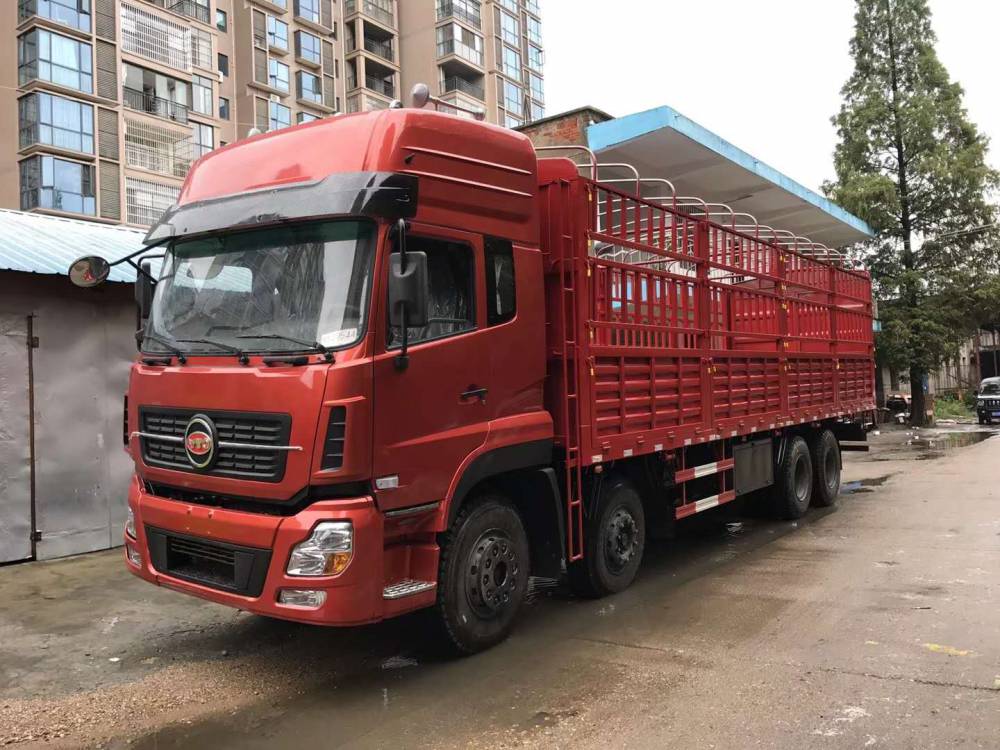 楚风天龙前四后四轻量化96米载货车96米平板货车