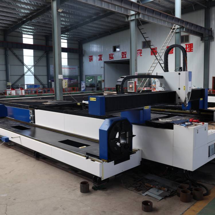 工业型金属激光切割机高密光纤激光切管机方管板管一体机