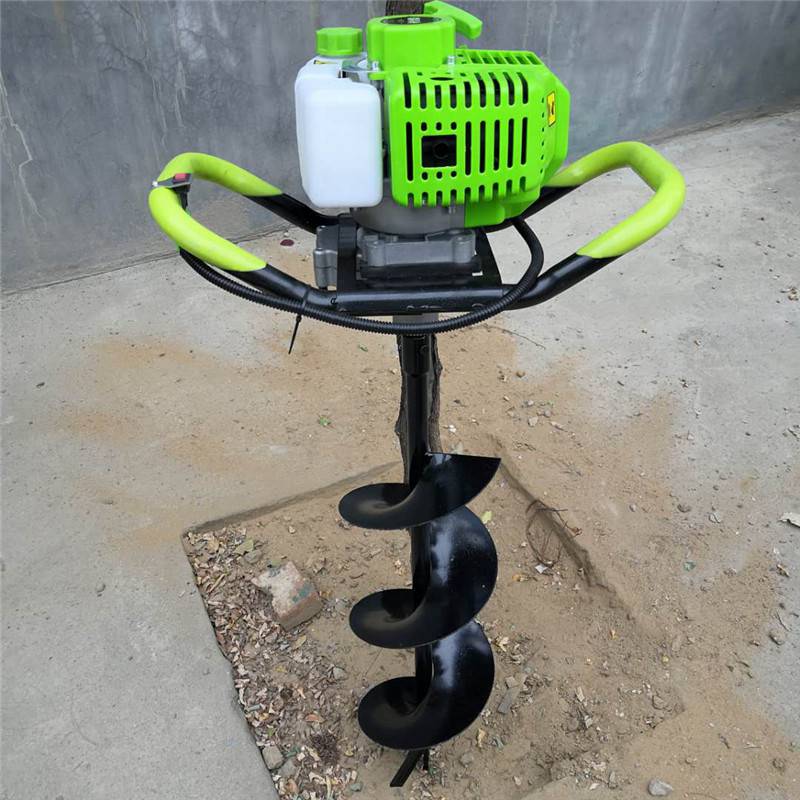 平原植树造林打孔机小型栽树打坑机轻便植树钻眼机